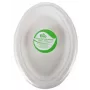 Farfurii ovale compostabile din trestie de zahăr Gogreen Go Green, 10 buc.
