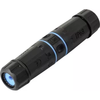 Renkforce Cat6a Cuplaj RJ45, priză RJ45 la priză RJ45, negru (RF-7107058)