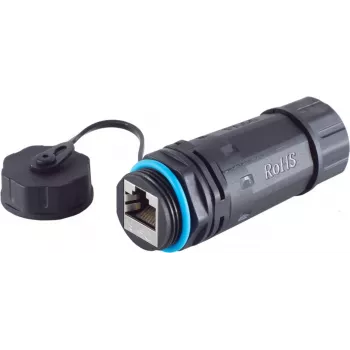 Cuplaj de rețea RJ45 S/CONN, Cat6, IP68, versiune scurtă, exterior (08-01048)