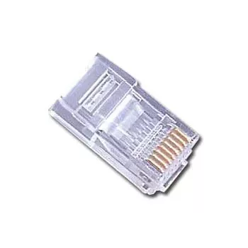 Mufă RJ45 Gembird 8P8C, Cat 5e UTP, pentru fir masiv, 10 buc. (PLUG3UP6/10)