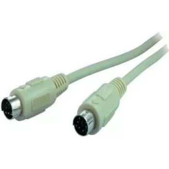 Cablu PS/2 shiverpeaks BS78107-2 1,8 m Mini-DIN 6 pini, gri