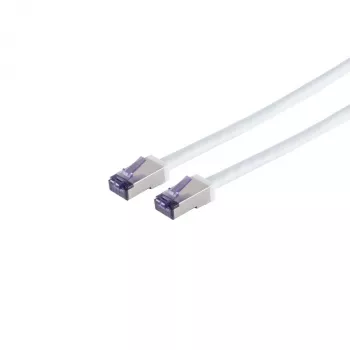 Cablu patch S Conn Maximum Connectivity Cat6a S/FTP RJ45, 0,25 m, alb