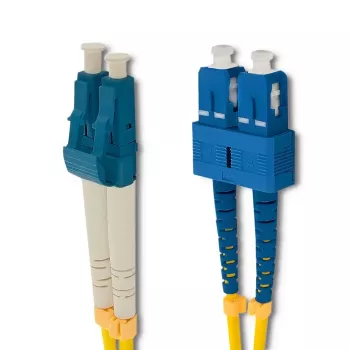Cablu patch fibră optică Qoltec SC/UPC la LC/UPC monomod duplex, 2 m
