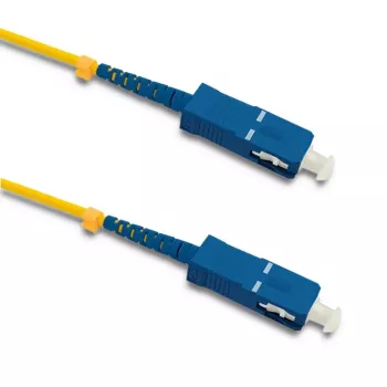 Cablu patch fibră optică Qoltec SC/UPC la SC/UPC monomod simplex, 3 m