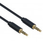 Cablu audio minijack Pro Mercodan, 5,0 m, Ultra Soft