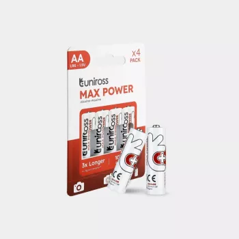 Baterii Uniross Max Power AA / LR6 2900mAh, 4 buc.