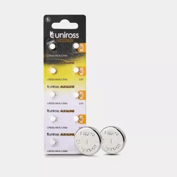 Baterie Uniross - LR66 / LR626 - blister, pachet de 10