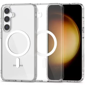 Tech-Protect Flexair Hybrid MagSafe husă pentru Samsung Galaxy S24, transparentă