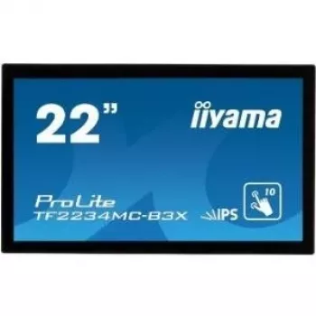 Monitor PC cu touchscreen PCAP 10 puncte iiyama ProLite TF2234MC-B3X 21,5 inch (54,61 cm), IPS, 1920x1080, VGA, DVI