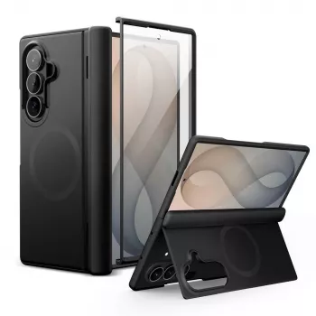 Husă Tech-Protect Kevlar Aura MagSafe pentru Galaxy Z Fold 8 Ultra, neagră