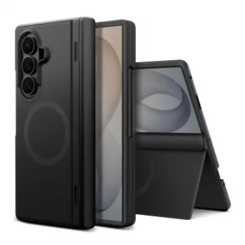 Husă Tech-Protect Kevlar Aura MagSafe pentru Galaxy Z Fold 8 Ultra, neagră