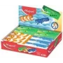 Radieră din plastic Maped cu design animale, fără ftalați și PVC, 3 motive animale – cutie de prezentare cu 20 bucăți
