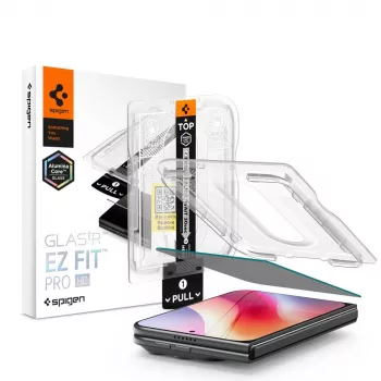 Folie de protecție ecran din sticlă Spigen Glas.TR EZ Fit Pro AC Privacy pentru iPhone Duo (AGL12016)