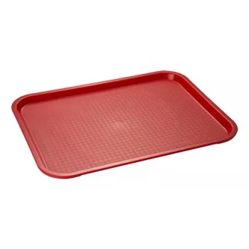 APS tavă fast-food 350 x 270 mm, înălțime 20 mm, polipropilenă, roșu (530)