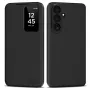 Husă portofel Tech-Protect Smart Wallet pentru Samsung Galaxy S26 FE, neagră mat