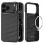 Husă Tech-Protect Ion Carbon MagSafe pentru iPhone 17 Pro / 18 Pro, neagră/argintiu