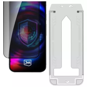 Sticlă de protecție 3mk HardGlass Max Privacy cu aplicator pentru Samsung Galaxy S24+ / S25+ (3M008310)