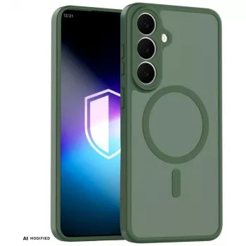 Husă 3mk Misty MagCase pentru Samsung Galaxy S26 FE, verde