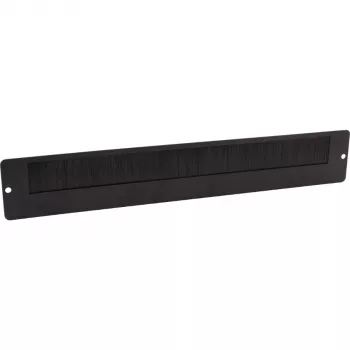 Ghidaj de cabluri cu perie Getfort pentru dulapuri rack de perete, 340 mm, negru