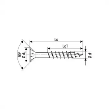 Șuruburi universale SPAX T20 5x120 200 buc.