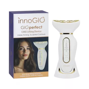 Aparat de masaj facial și cervical Innogio Gioperfect cu funcție de lifting și EMS GIO-735