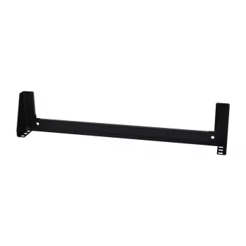 Suport unghiular de montare pe perete ALLNET 19 inch 1U, adâncime 54 mm, seria SMW, negru