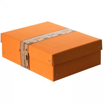 Cutie de depozitare FALKEN PURE 1250 de file portocaliu pastel 24,0 x 32,0 x 10,0 cm