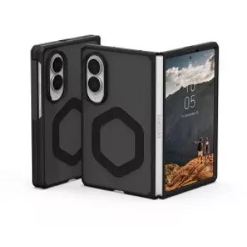 Husă UAG Mouve cu modul magnetic pentru Samsung Galaxy Z Fold8, Ash (gri transparent)/neagră (214562113131)