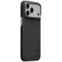 Husă PITAKA Edge Case Argyle MagSafe pentru iPhone 18 Pro Max / 17 Pro Max, neagră bazalt