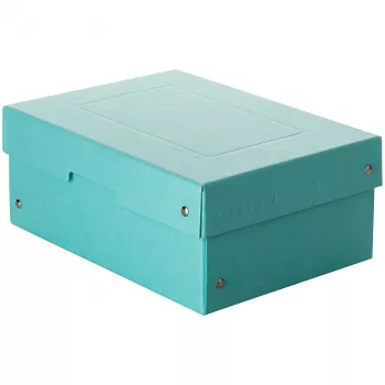 Cutie de depozitare FALKEN PURE 1250 file, albastru pastel, 18,0 x 25,0 x 10,0 cm