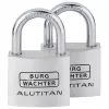 BURG WÄCHTER Duo 77040 SB Padlock, Silver