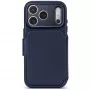 Husă din piele cu portofel detașabil Decoded pentru iPhone 18 Pro Max / 17 Pro Max, MagSafe, Midnight