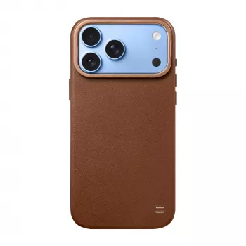 Husă Laut Lux Edge pentru iPhone 18 Pro / 17 Pro, MagSafe, Cocoa Brown