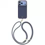 Husă UNIQ Coehl Mirelle pentru iPhone 18 Pro Max / 17 Pro Max cu încărcare magnetică, albastră