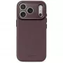 Decoded Leather Backcover - husă din piele pentru iPhone 18 Pro / 17 Pro compatibilă cu MagSafe (chocolat brown)