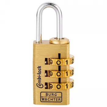 Lacăt cu combinație Burg-Wächter Combi-Lock 80 15M, auriu