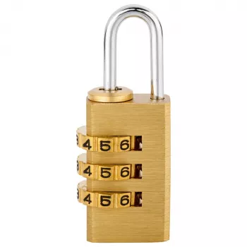 Lacăt cu combinație Burg-Wächter Combi-Lock 80 15M, auriu