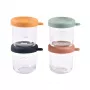 Set Beaba de recipiente din sticlă cu capac 4 x 250 ml Sunrise
