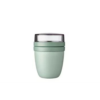 Recipient alimentar Mepal Ellipse, 0,5 + 0,2 l, Nordic Sage