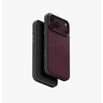 Husă UNIQ Lyden DS pentru iPhone 18 Pro Max/ 17 Pro Max, încărcare Magclick, vișiniu