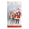 Față de masă PAPSTAR Dear Santa 37224 albă 120,0 x 180,0 cm