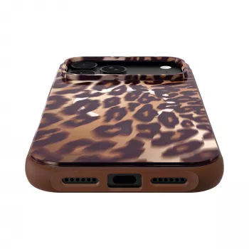 Husă Laut Huex Wave pentru iPhone 18 Pro / 17 Pro, MagSafe, Mocha Leopard