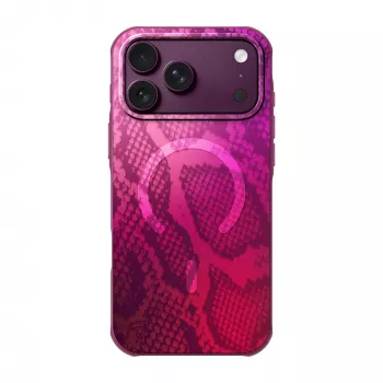 Husă Laut Huex Wave pentru iPhone 18 Pro / 17 Pro, MagSafe, Rose Haze
