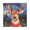 Șervețele de Crăciun cu motiv PAPSTAR Rentier 330 x 330 mm, imprimate, pliate în 1/4, 3 straturi