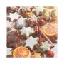 Șervețele de Crăciun PAPSTAR „Cinnamon Stars” 330 x 330 mm, imprimate, pliate în 1/4, 3 straturi