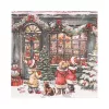 Șervețele de Crăciun PAPSTAR „It looks like Christmas” 330 x 330 mm, imprimate, pliate în 1/4, 3 straturi