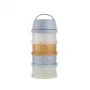 Recipient pentru lapte praf BEABA, 4 compartimente, „Translucent Pebble”