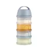 Recipient pentru lapte praf BEABA, 4 compartimente, „Translucent Pebble”