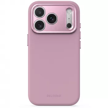 Husă spate din silicon AntiMicrobial Decoded pentru iPhone 18 Pro Max / 17 Pro Max, MagSafe, Rose Quartz