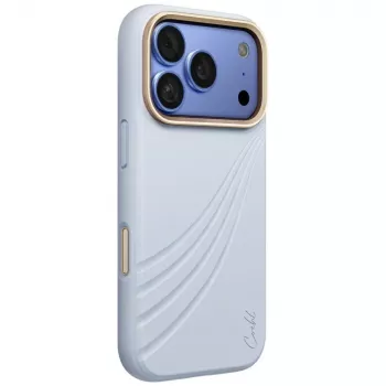 Husă UNIQ Coehl Serina pentru iPhone 18 Pro / 17 Pro, încărcare magnetică, albastru